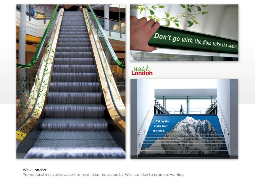 Graphic Design & Advertising Ideas for Walk London