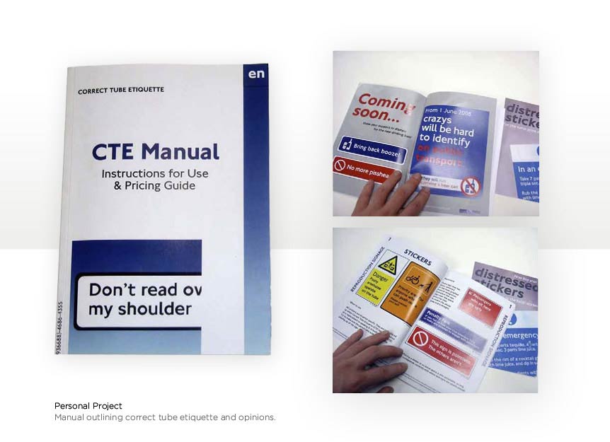 CTE Booklet London designer