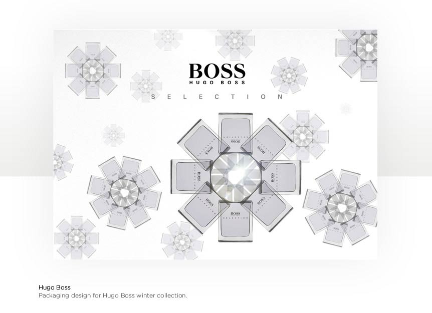 Packaging design for Hugo Boss