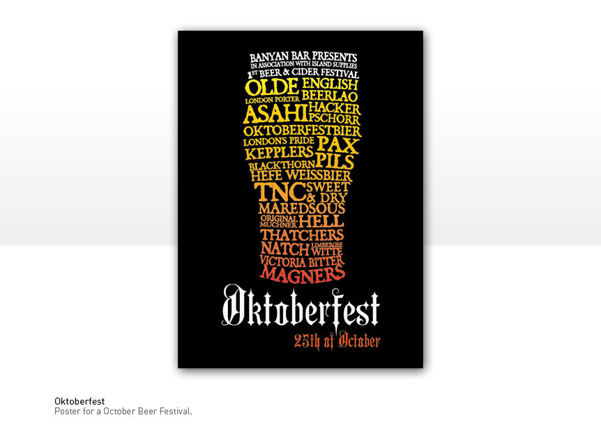 Poster design for Oktoberfest