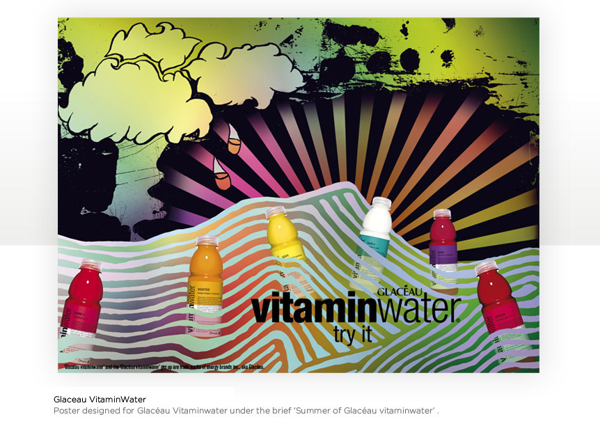 Collage for Glaceau Vitamin Water